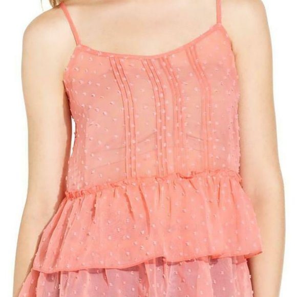 Belle du Jour Chiffon Ruffle Summer Top - Picture 1 of 2